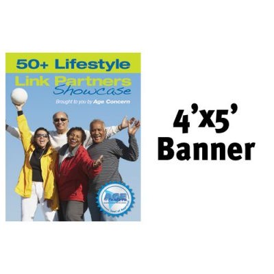 Custom Full Color Banner 4'x5'- 13 oz. Vinyl with grommets